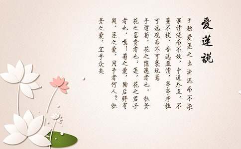 关于《爱莲说》教案三篇