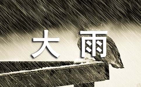 【推荐】大雨小雨教案四篇