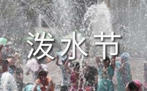 《欢乐的泼水节》说课稿